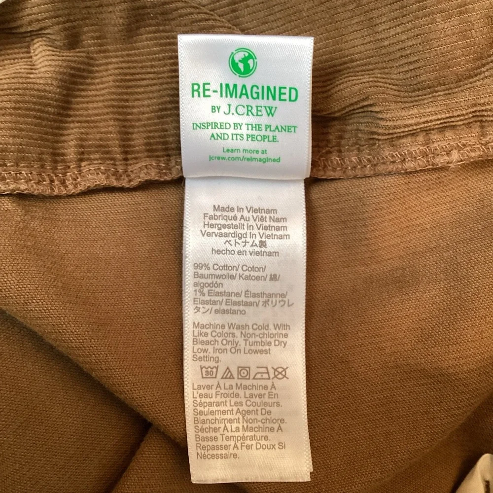 J.Crew Flex Slim Corduroy Pant